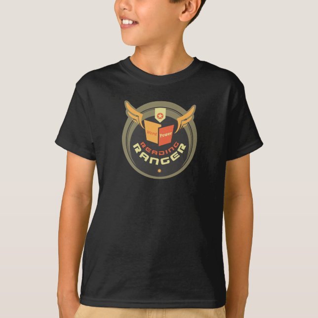 Camiseta Guarda florestal da leitura - preto (Frente)