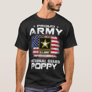 Camiseta Guarda Nacional do Exército Orgânico com Bandeira