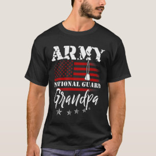 Camiseta Guarda Nacional do Exército Orgulhoso Avô dos EUA 