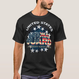 Camiseta Guarda nacional dos E.U. sempre pronta sempre com