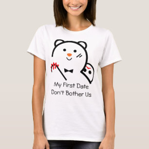 Camiseta Guardar o meu primeiro encontro (reverso) T-Shirt