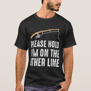Camiseta Guardare-me por favor estão na outra linha pesca