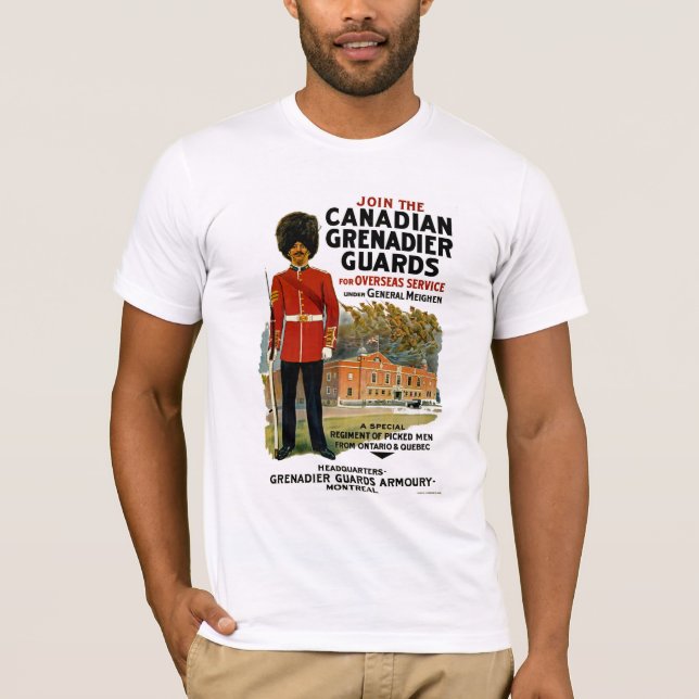 Camiseta Guardas de Granadeiro Canadiana (Frente)