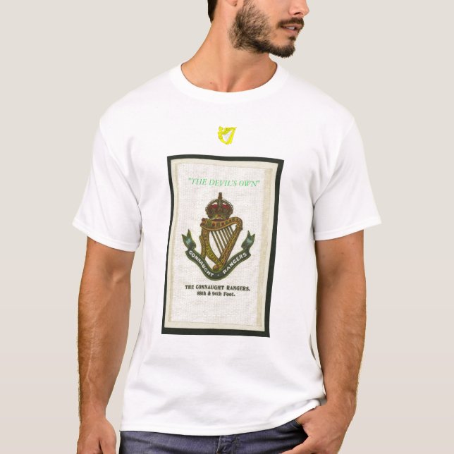 Camiseta guardas florestais 1 da conexão, legião irlandesa, (Frente)