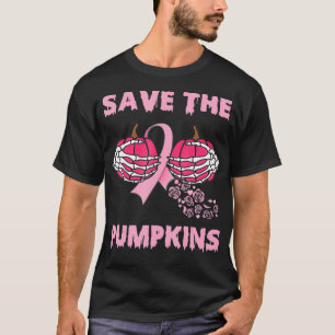 Camiseta Guarde o Cancer de Mão, Pink, do Esqueleto Pumpki