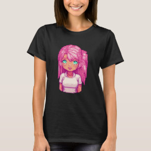 Camiseta Guardiã Celestial garota rosa
