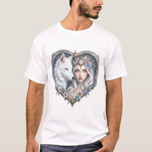 Camiseta Guardiã Enluarada do Coração Eterno.