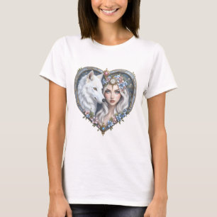 Camiseta Guardiã Enluarada do Coração Eterno.