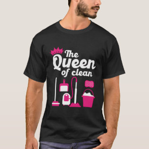Camiseta Guardiã Escolar Mulheres Janitress Rainha De Clea