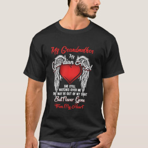 Camiseta Guardian Angel Minha avó natalina Ela vigiava