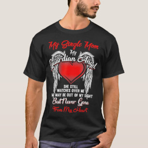 Camiseta Guardian Angel Minha Solteiro Mãe Natal Ela Assis