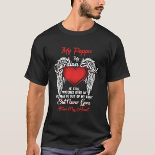 Camiseta Guardian Angel My Poppa Natal Ele Assiste