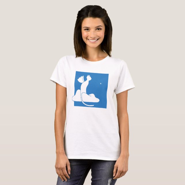 Camiseta Guardian Cat (Frente Completa)