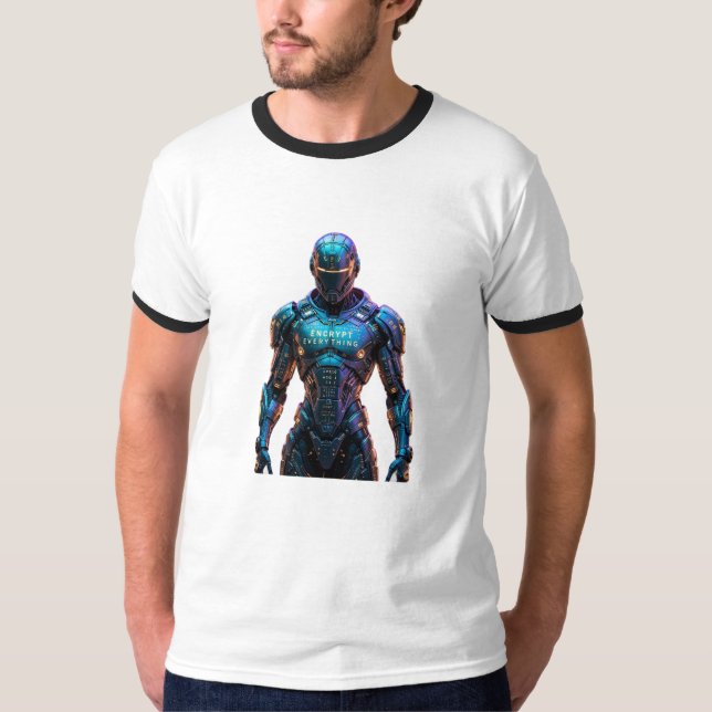 Camiseta Guardião Criptografa Tudo (Frente)