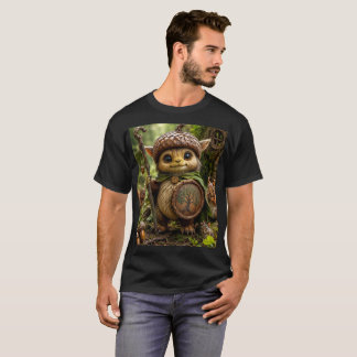 Camiseta Guardião da Bolota Monstro Florestal Fofo