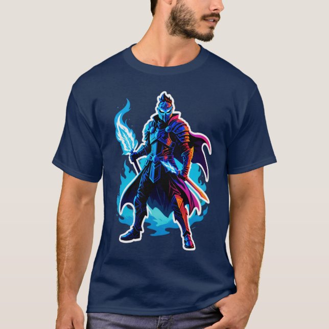 Camiseta Guardião da Chama Azur (Frente)