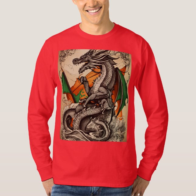 Camiseta Guardião da Chama Emerald (Frente)