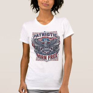 Camiseta Guardião da Estrada de Aço Patriota Motoqueiro Lib