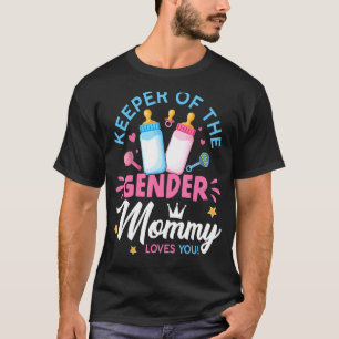 Camiseta Guardião Da Mamãe De Gênero Que Te Ama Anunciar