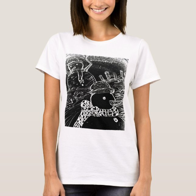 Camiseta guardião da neve do iaie (Frente)