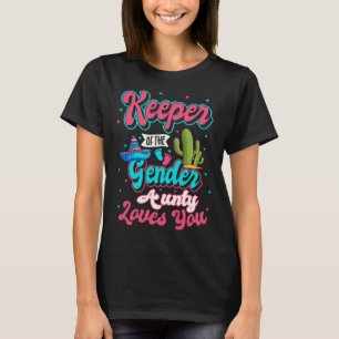 Camiseta Guardião da Tia do Gênero ama você bebê mexicano