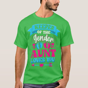 Camiseta Guardião Da Tia Do Gênero Te Ama A Revelação Do Gê