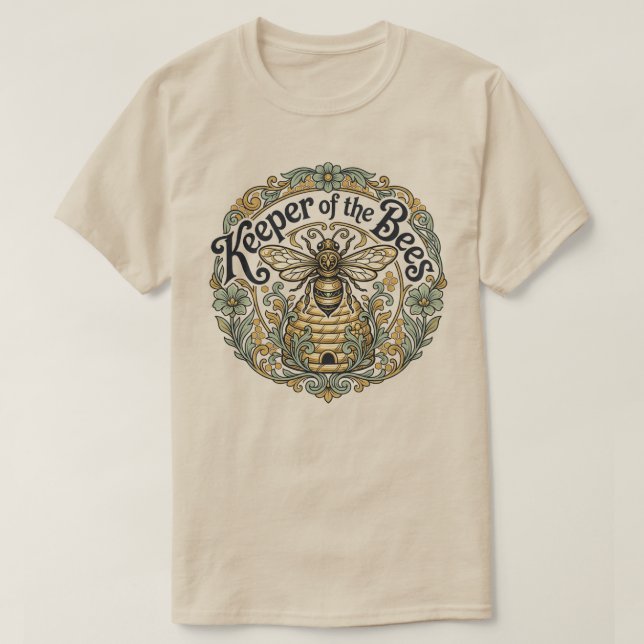 Camiseta Guardião das Abelhas Nouveau (Frente do Design)