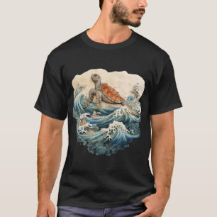 Camiseta Guardião das ondas: A tartaruga majestosa do mar