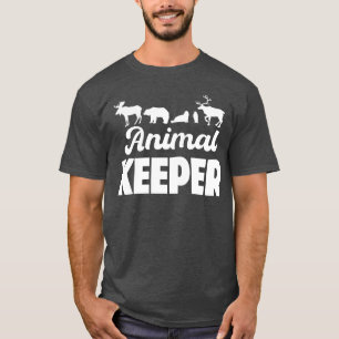 Camiseta Guardião de Animais Zookeeper Divertido Amigo Vete