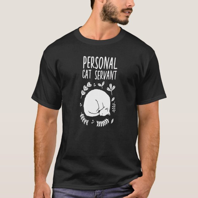 Camiseta Guardião de gatos pessoais (Frente)