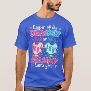 Camiseta Guardião De Gênero Revelam Amores De Cor Rosa Ou D