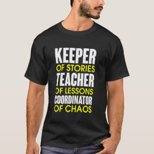 Camiseta Guardião De Histórias Professor De Lições Estudos