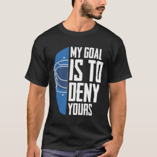 Camiseta Guardião de Hóquei no Gelo da Funny Defensor