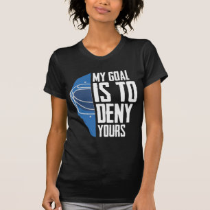 Camiseta Guardião de Hóquei no Gelo da Funny Defensor