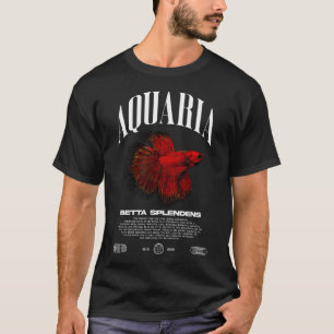 Camiseta Guardião de Peixe Betta Moda Urbana Moderna