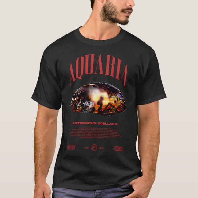 Camiseta Guardião de Peixe Oscar Moda de Rua Moderna (Frente)