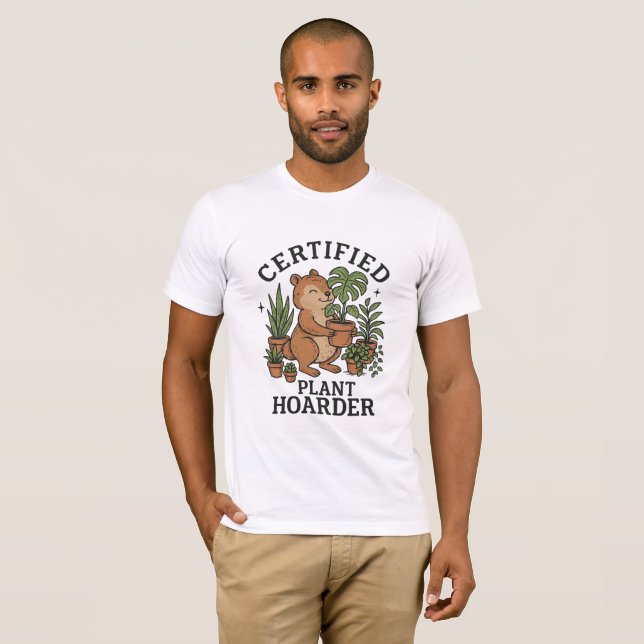 Camiseta Guardião de Plantas Certificado (Frente Completa)