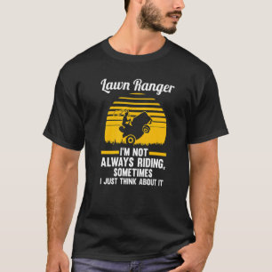 Camiseta guardião de relva... nem sempre estou montando cor