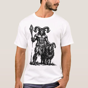 Camiseta Guardião Demoníaco Azazel e Seu Companheiro Bode