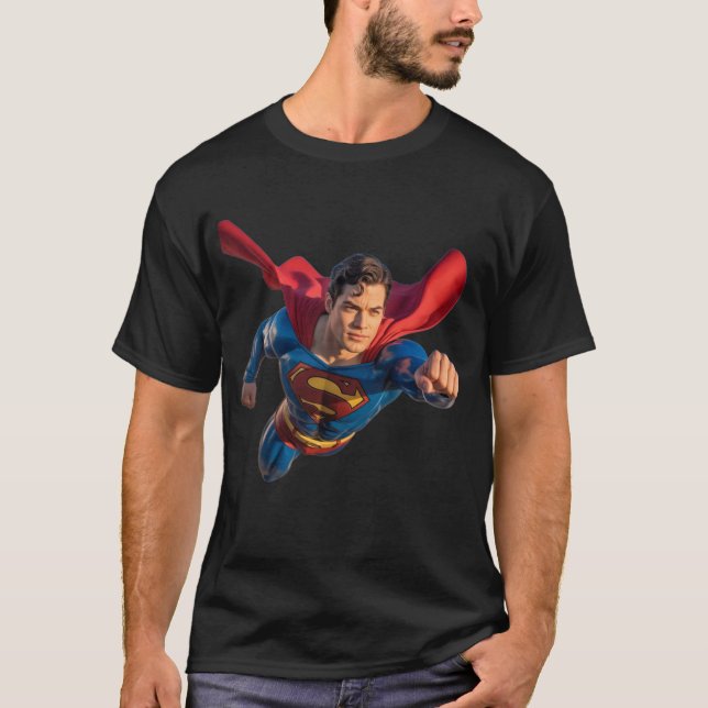 Camiseta Guardião do Céu – Super-herói Moderno Voador (Frente)