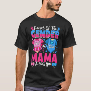 Camiseta Guardião Do Gênero A Mamãe Te Ama Rosa Ou Azul Beb
