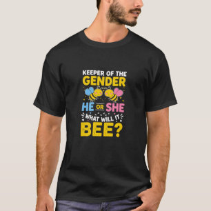 Camiseta Guardião do Gênero Ele ou Ela O Que Será Abelha