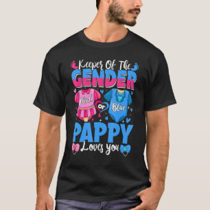 Camiseta Guardião Do Gênero Pappy Te Ama Rosa Ou Azul Bebê