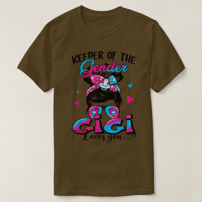 Camiseta Guardião Do Gênero Que Gigi Te Ama A Mão De Arma M (Frente do Design)