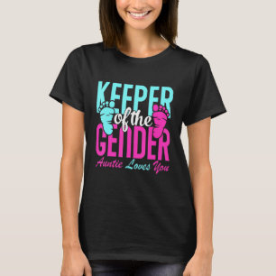 Camiseta Guardião Do Gênero Tia Ama Você Revelação De Gêner