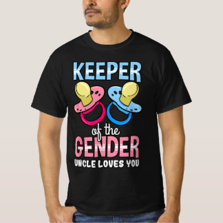 Camiseta Guardião Do Gênero Tio Te Ama Chá de fraldas N
