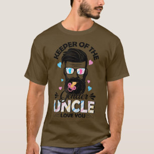 Camiseta Guardião Do Gênero Tio Te Ama Sexo De Bebê