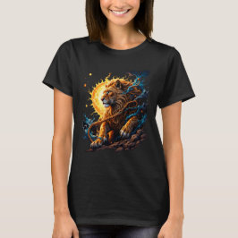 Camiseta Guardião do Limiar Solar – Leão do Equilíbrio