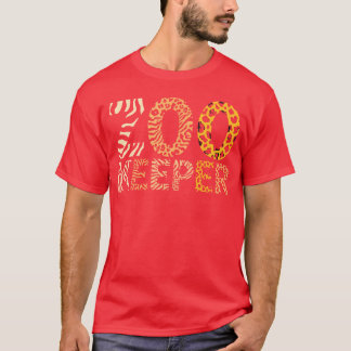 Camiseta Guardião do Zoológico Animais da Savana - design 2