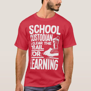 Camiseta Guardião Escolar Eu Limpo O Caminho Para Lea